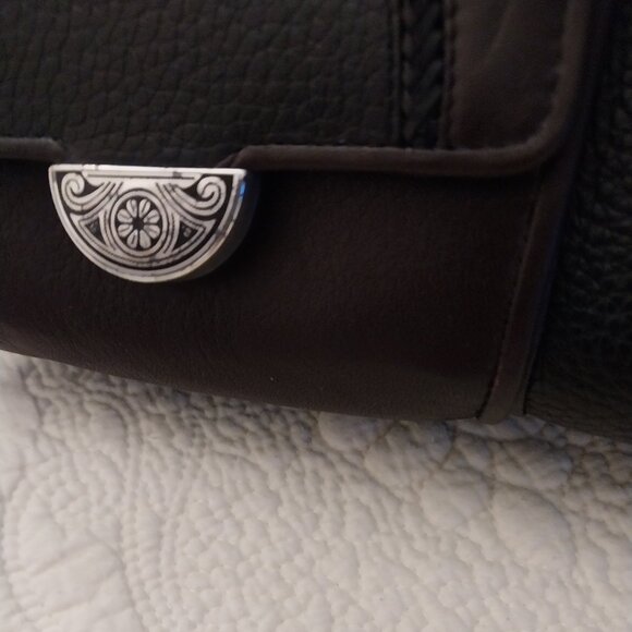 💗Brighton  Brown Pebbled Leather"Hudson" Crossbody Bag, Wallet Perfect💗 - Picture 7 of 7